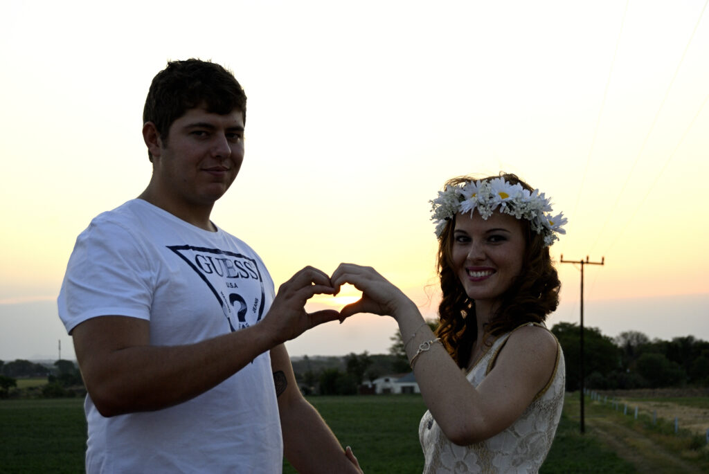 Heart with hands