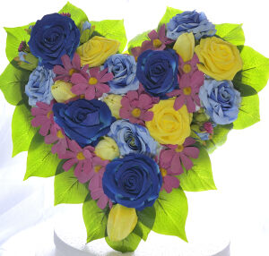Blue Yellow Pink